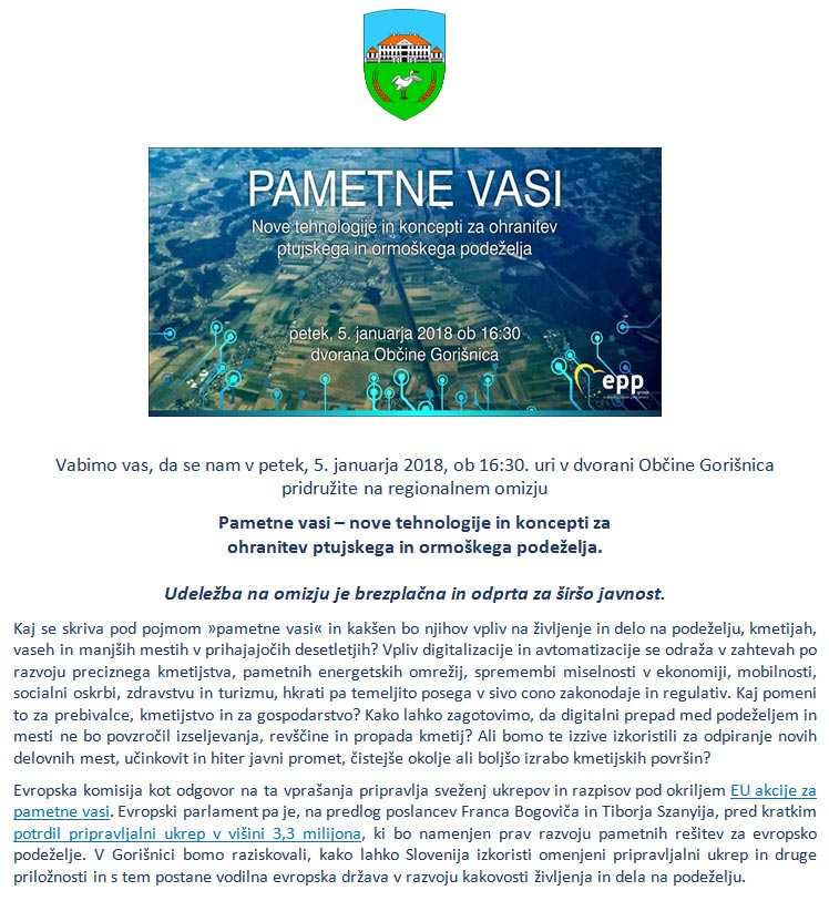 Vabilo na regionalno omizje